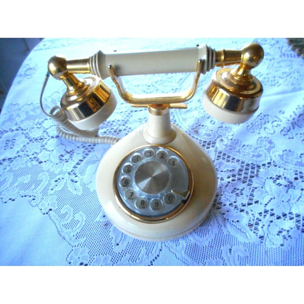 Princess Rotary Dial French Style Telephone Works Perfectly!